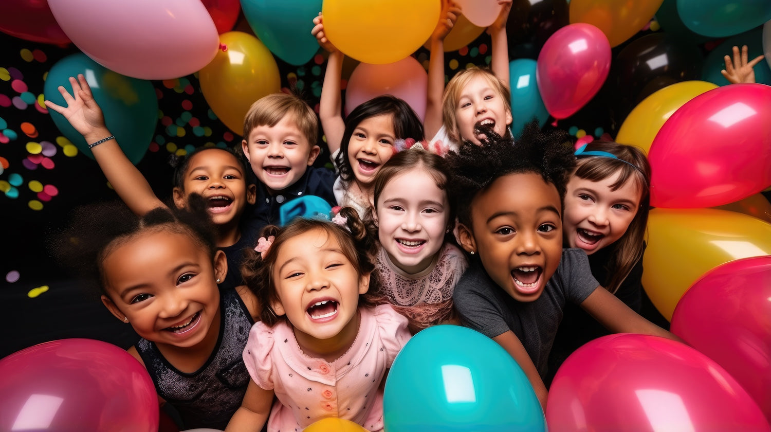 Kids at a birthday party